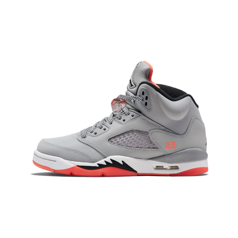 Jordan 5 Retro Hot Lava (GS) Wolf Grey/Black-Hot Lava-White (440892-018)