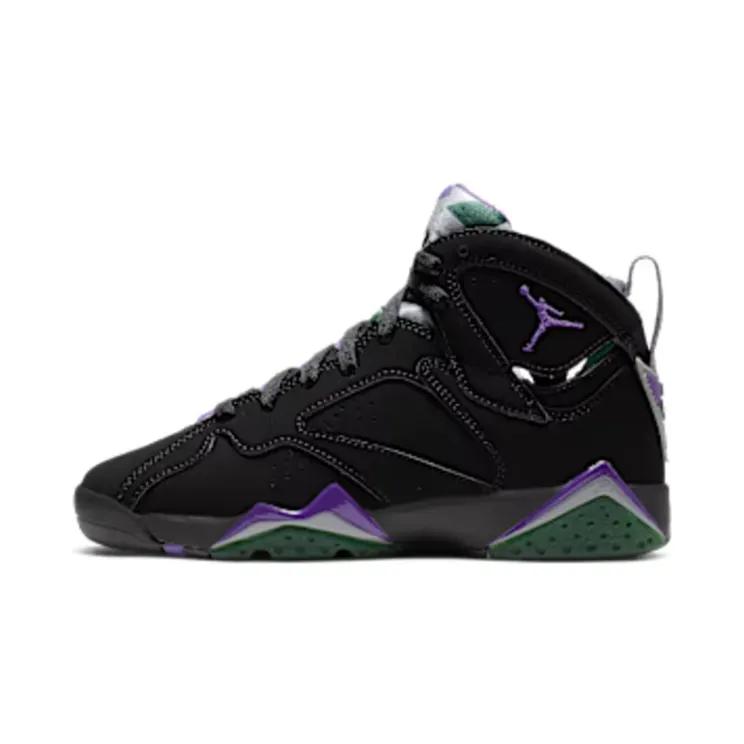 Air Jordan 7 Retro GS Ray Allen “Black / Fir / Dark Steel Grey / Field Purple” (304774-053)