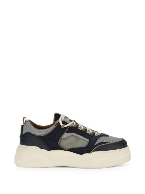 FENDI Force Sneakers mit Einsätzen – Blau (7E1929AY1Y)