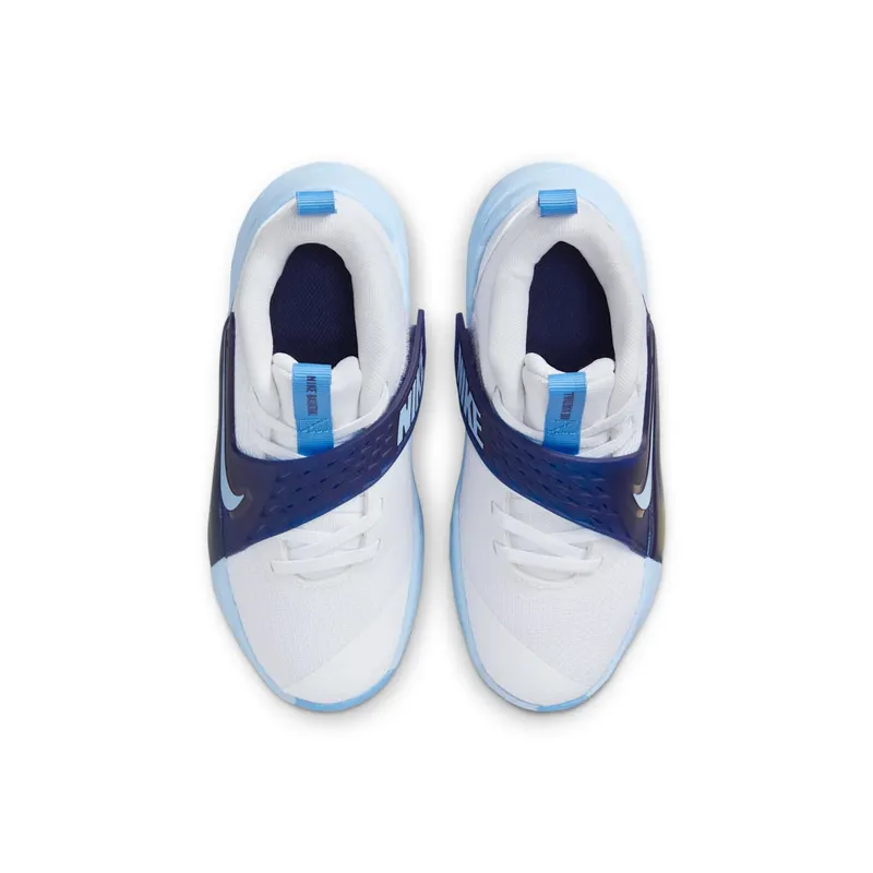 Nike Team Hustle D 12 White Psychic Blue Midnight Navy University Blue (HF6280-100)