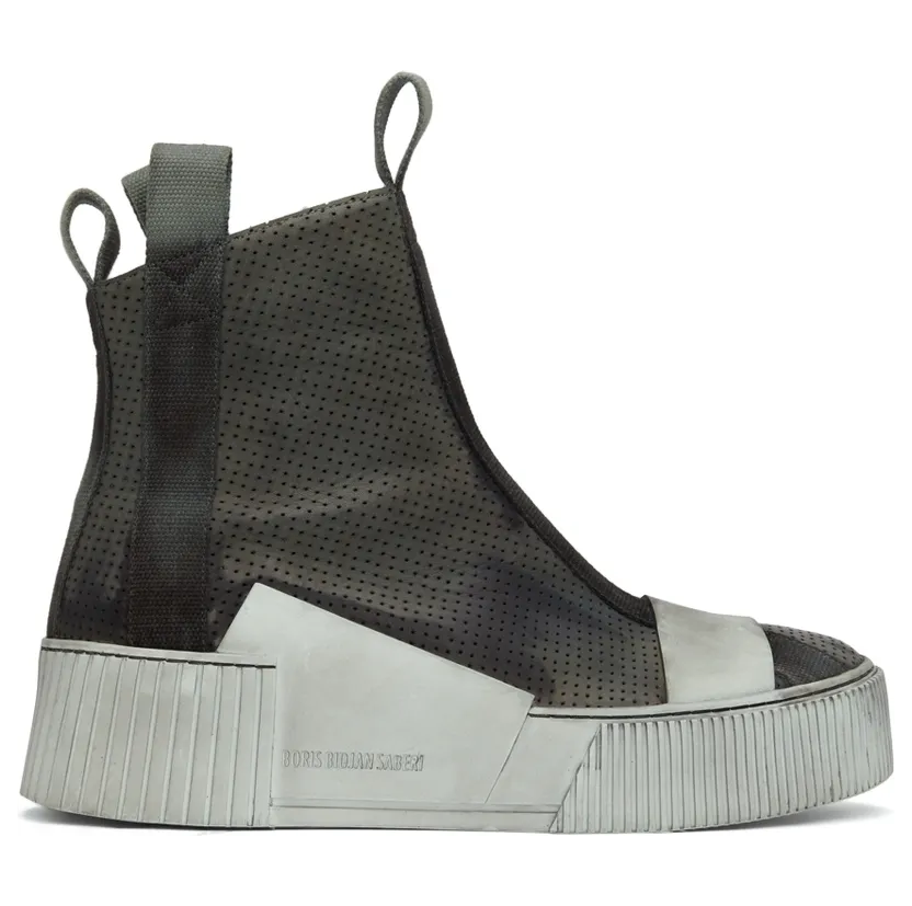 Boris Bidjan Saberi Grey Bamba 3.1 High Top Sneakers (303-SS2200B3000000SM-0049)