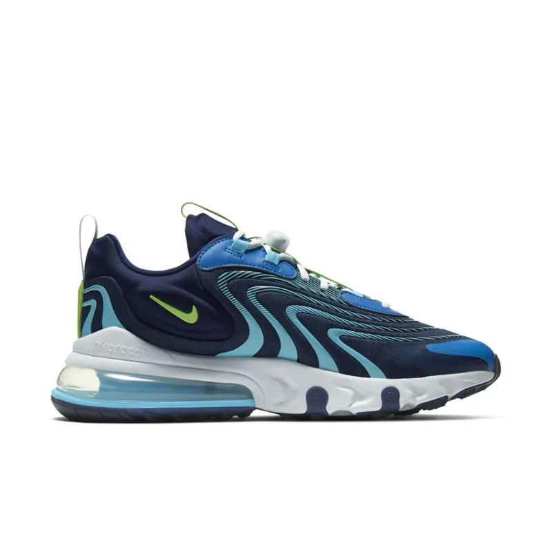 Nike Air Max 270 React ENG Blackened Blue Blackened Blue/Pure Platinum/Team Royal (CJ0579-400)