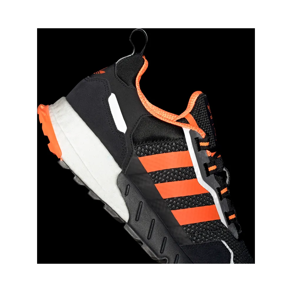 Adidas ZX 1K Boost Core Black / Solar Orange / Silver Metallic (H00428)