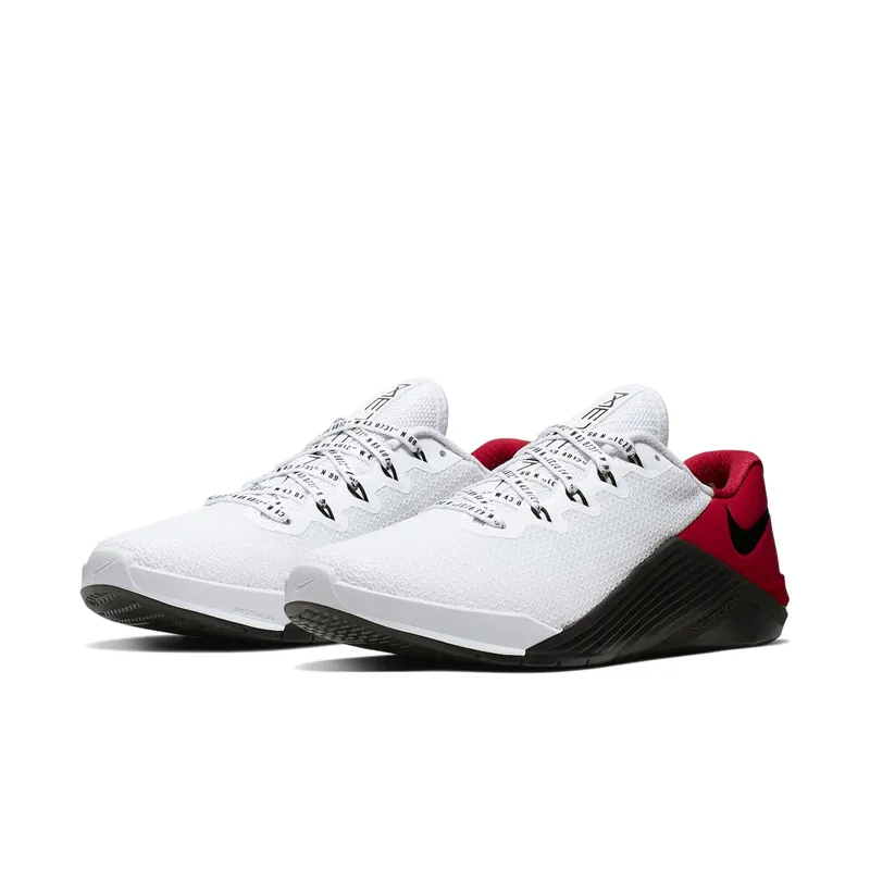 Nike Metcon 5 White University Red White/Black/University Red (CW0526-106)