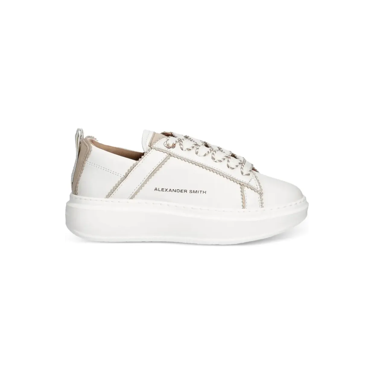 Alexander Smith Wembley met gestikte afwerking “White” (ASBDWBW0318WNU)