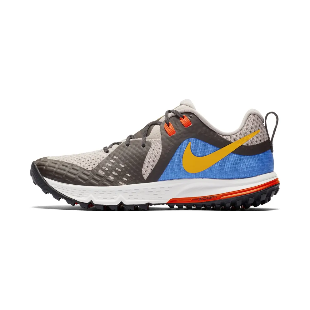 Nike Air Zoom Wildhorse 5 “Pumice / Oil Grey / Bright Crimson / University Gold” (AQ2223-200)