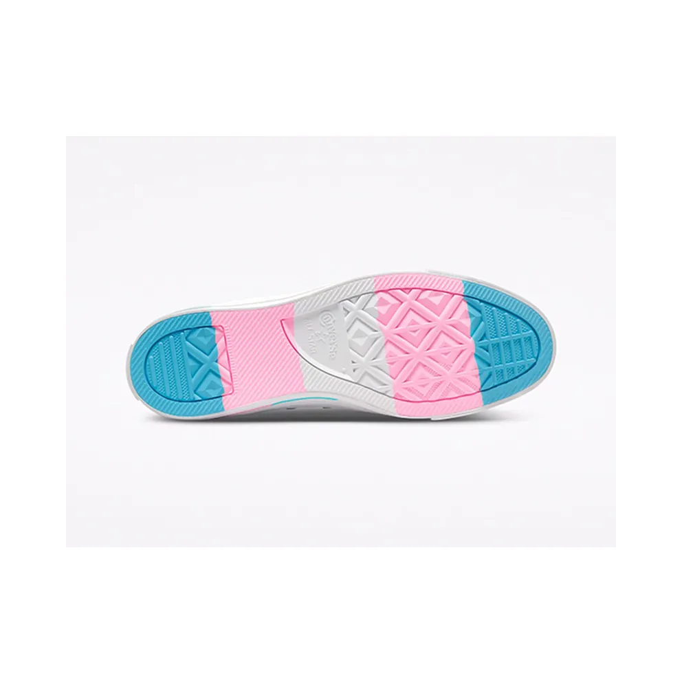 Converse Chuck Taylor All-Star Ox Pride (2020) White/90s Pink-Gnarly Blue (167760C)