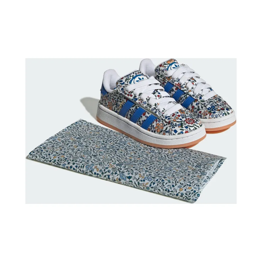 Adidas Campus 00s x Liberty London Comfort Closure with Elastische Veters Kids Blue / Blue / Off White (JS3806)