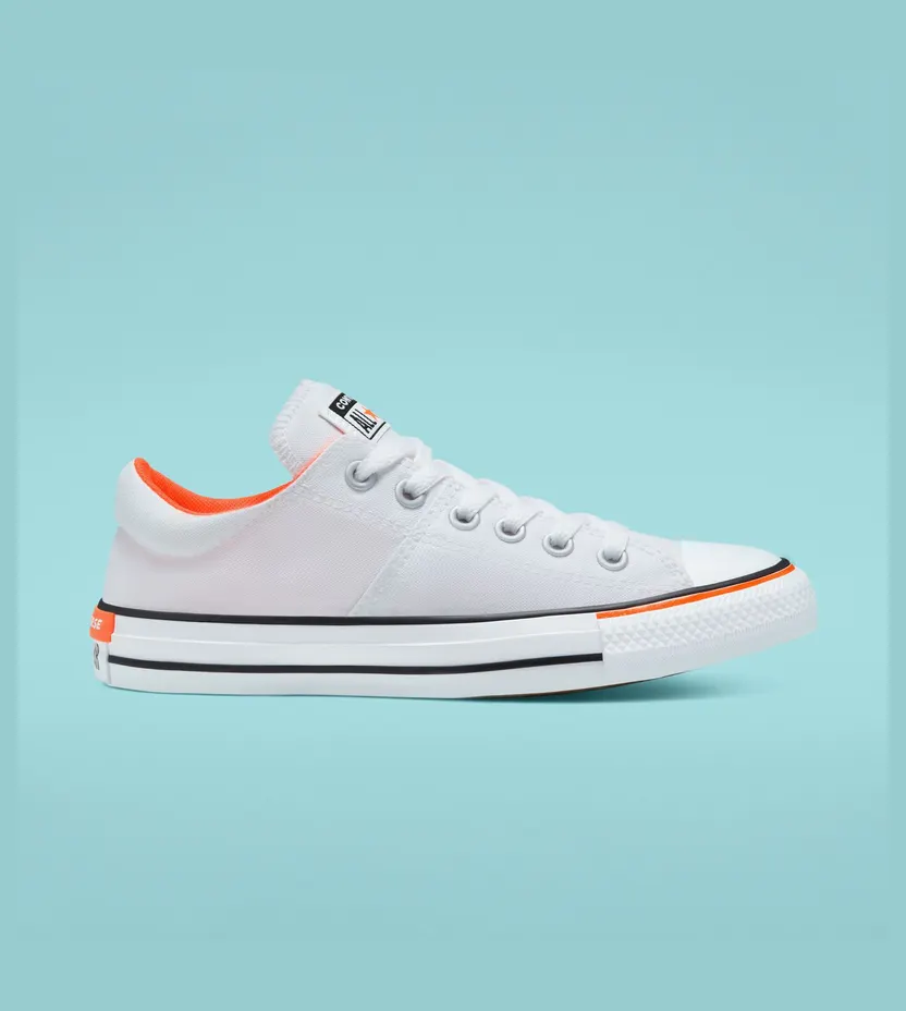 Converse Sunblocked Chuck Taylor All Star Madison Low Top White/white/total Orange (567729C)
