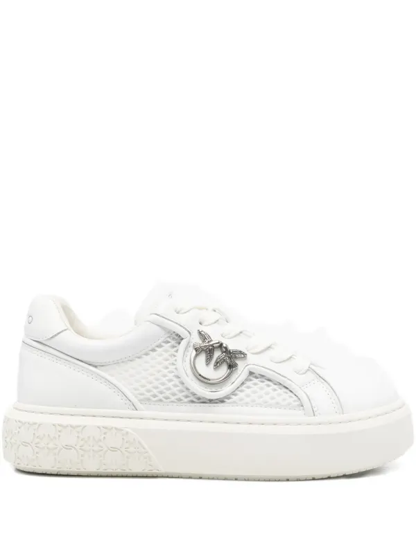PINKO Sneakers with plateauzool and logo-applicatie – Black (SS0181P132)