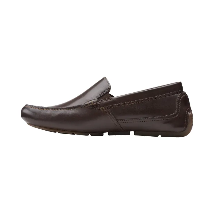 Clarks Markman Plain “Dark Brown Leather” (26158706)