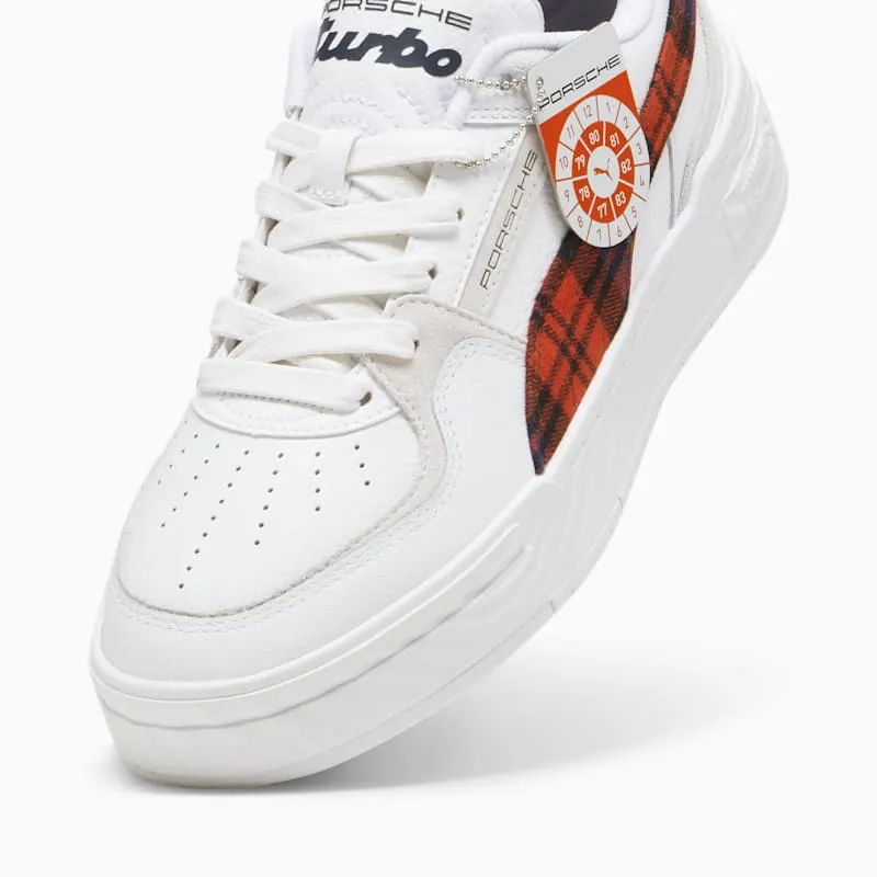 Puma CA Pro Porsche Legacy Tartan Formstrip White Redmazing (308418-01)