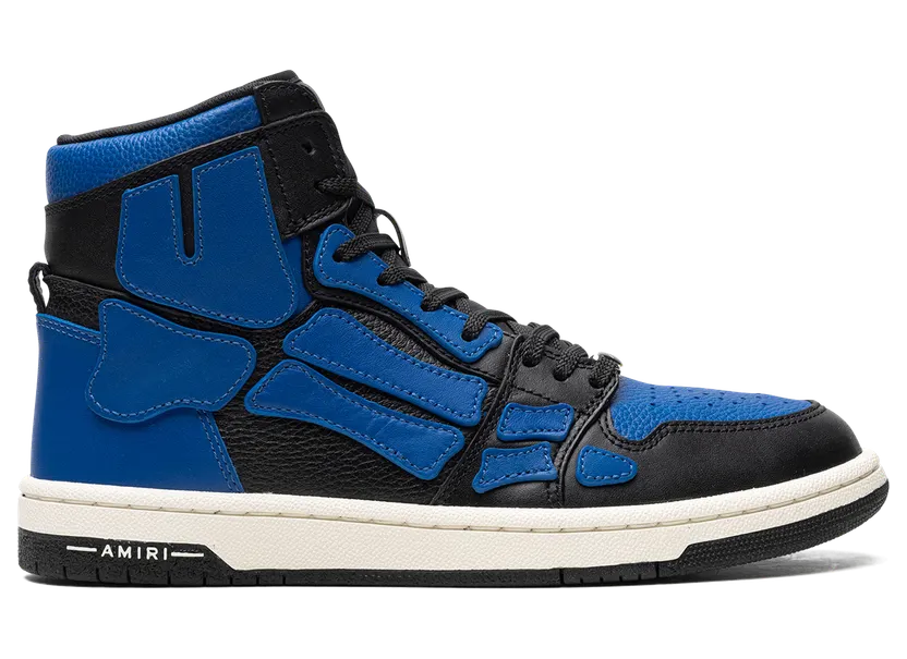 AMIRI Skel Panelled High Top Blue Black (MFS002-013) (5)