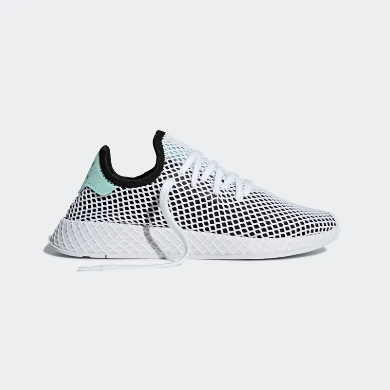 adidas Deerupt Core Black Easy Green Core Black/Easy Green/Footwear White (B28076)