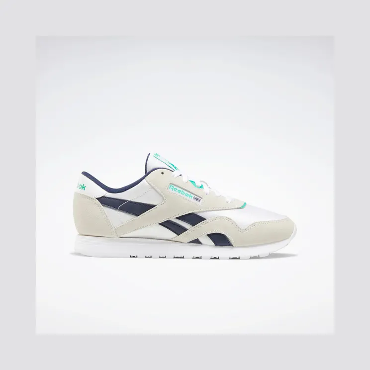 Reebok Classic Nylon Schoenen White / Vector Navy / Court Green