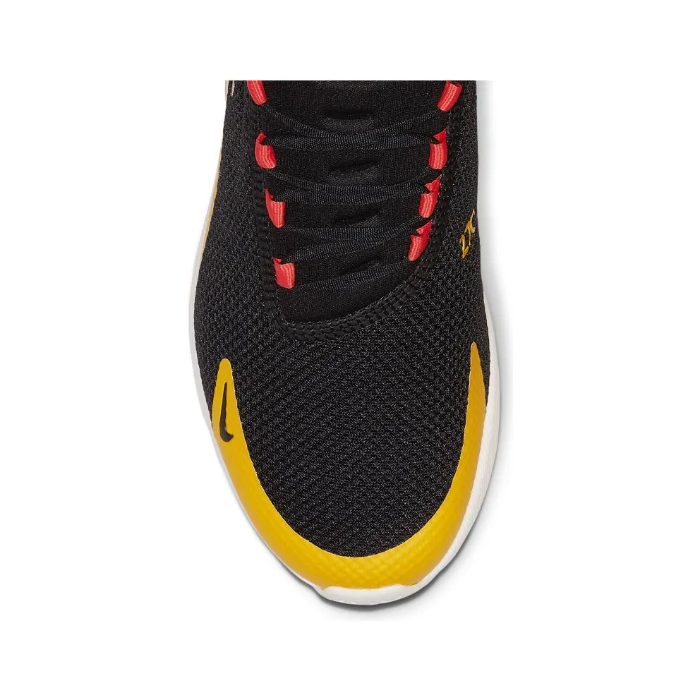 Nike Air Max 270 Floral Black Crimson Gold (W) Black/Bright Crimson-University Gold (AR0499-005)