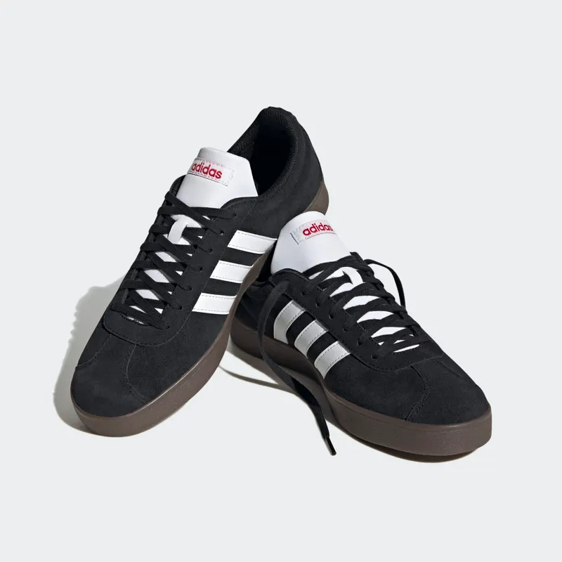 Adidas VL Court 2.0 Core Black / Cloud White / Better Scarlet (HQ1801)