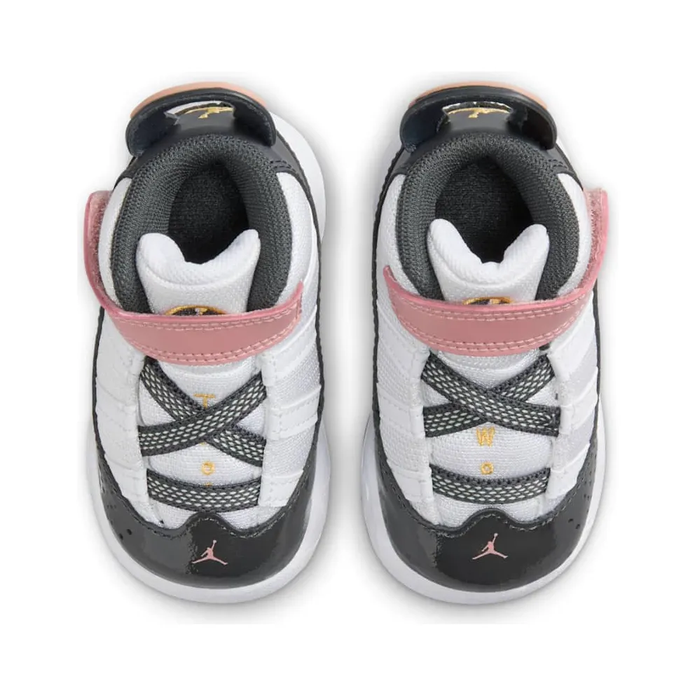 Jordan 6 Rings TD “White Red Stardust Vapor Green Anthracite” (DV3179-101)