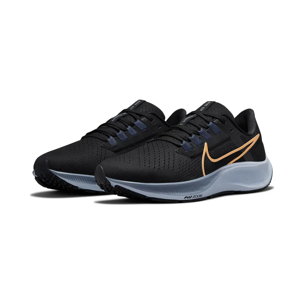 Nike Air Zoom Pegasus 38 (straat) “Black / Thunder Blue / Ashen Slate / Metallic Gold Coin” (CW7358-004)