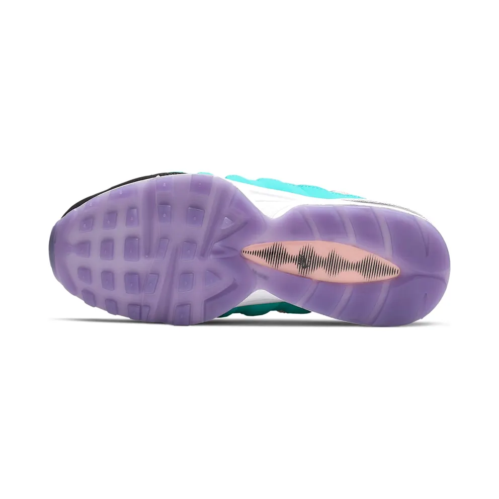 Nike Air Max 95 Have a Day (GS) Black/White-Hyper Jade-Bleached Coral (CI5645-001)