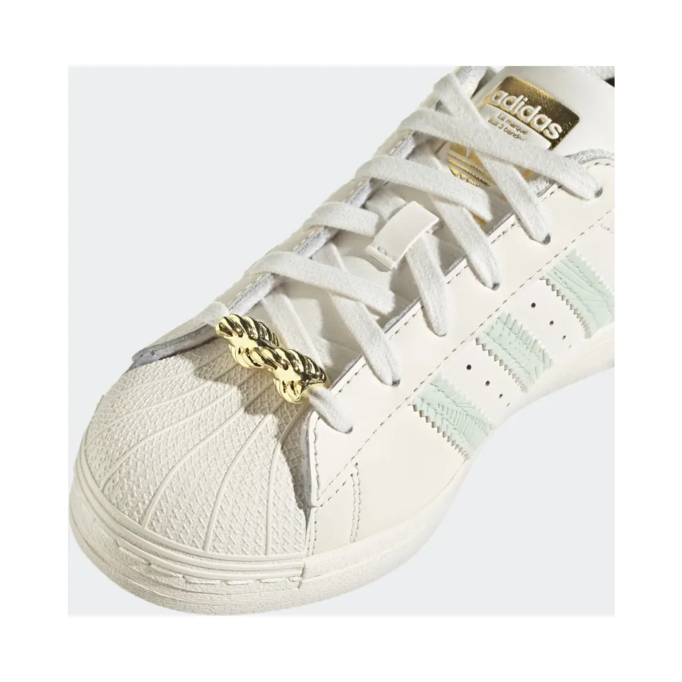 Adidas Superstar Cloud White / Linen Green / Off White (HQ6963)