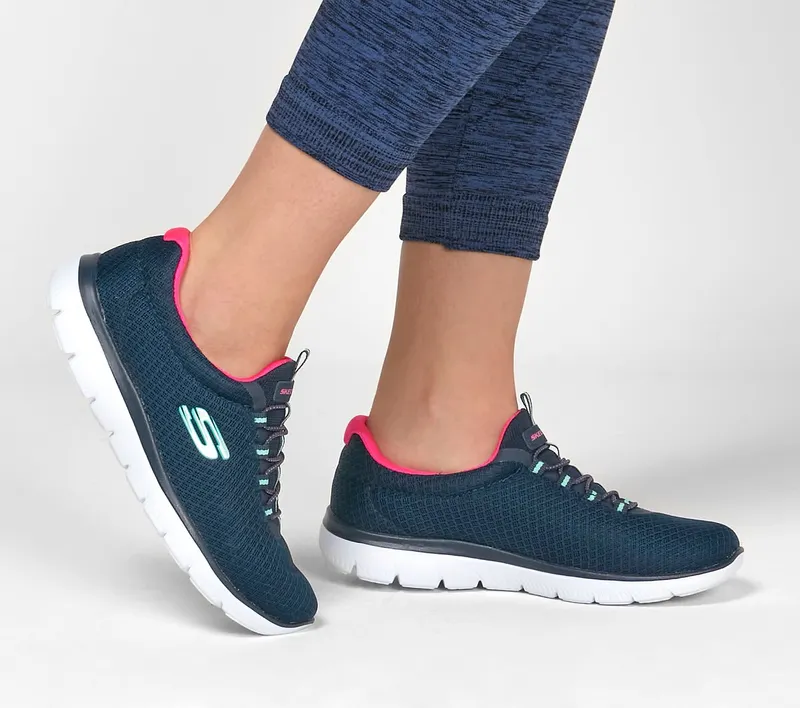 Skechers Summits Sneaker Marine/Heet Pink