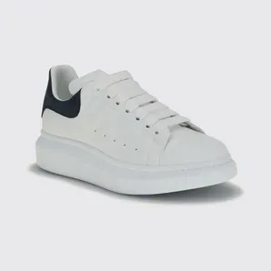 Mcqueen Oversize Calf Leather Sneakers with a Chunky Sole White (553680WIAI39054)
