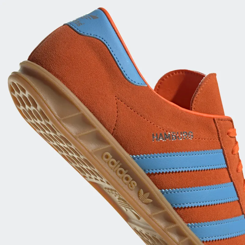 Adidas Hamburg Orange / Light Blue / Silver Metallic (GX7224)