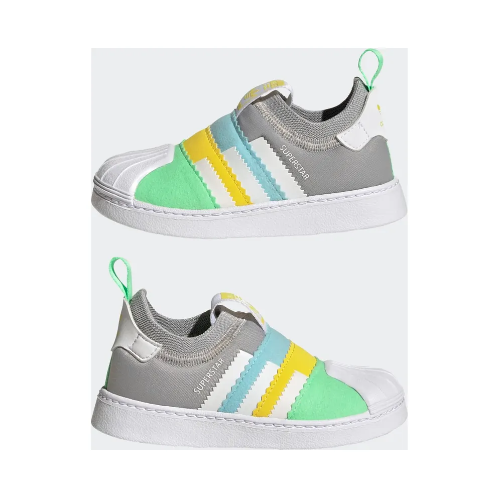 Adidas Superstar 360 Twist Grey Two / Cloud White / Beam Green (GW4720)