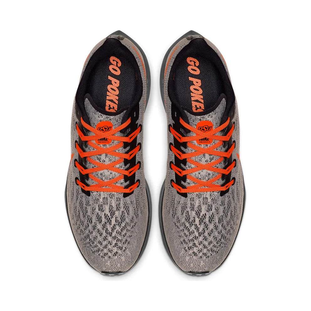 Nike Air Zoom Pegasus 36 Oklahoma State Pewter Grey/Black-Brilliant Orange (CI2074-001)