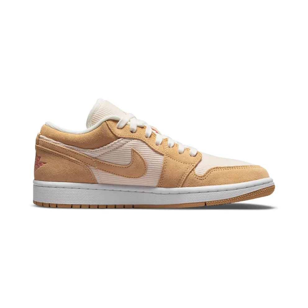 Jordan 1 Low SE Twine Orange Quartz Corduroy (W) (DH7820-700)