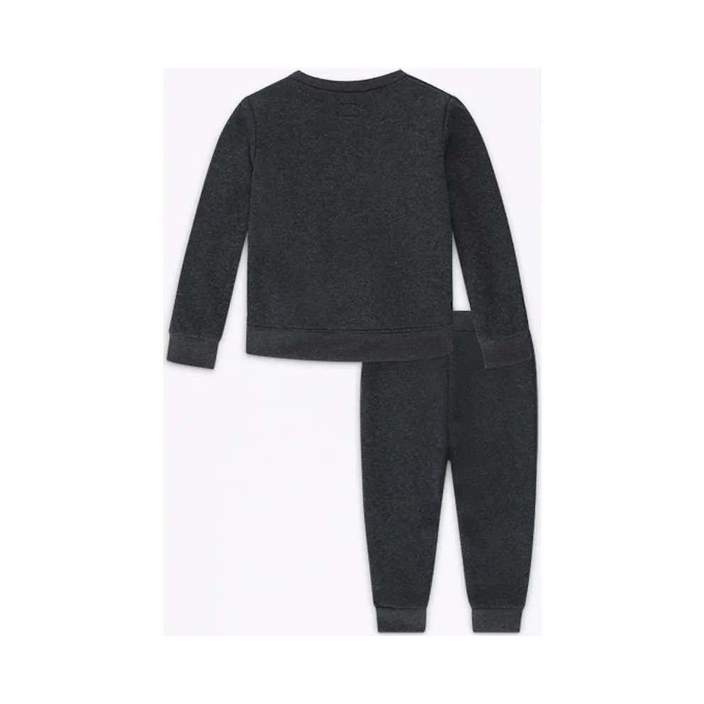Converse Stardust Long Sleeve Jogger Set Black Heather (10022458-A02)