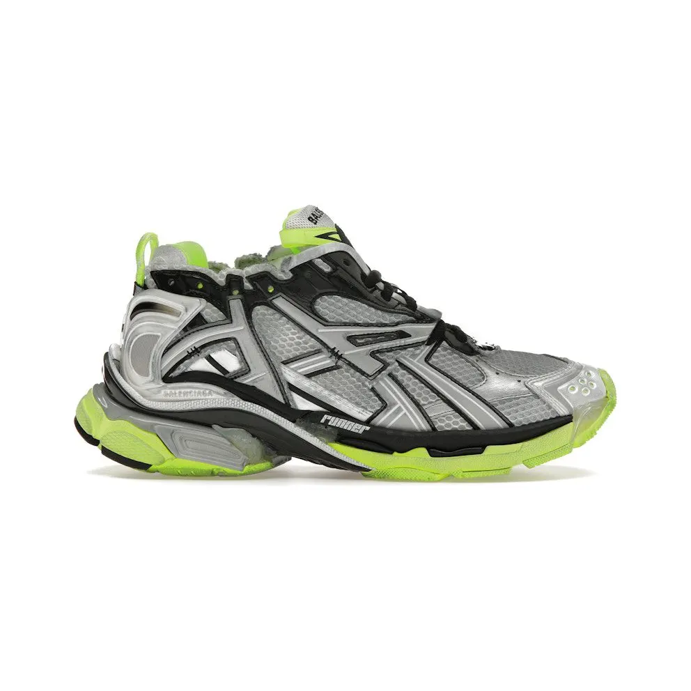 Balenciaga Runner White Neon Yellow (677403W3RBP1093)