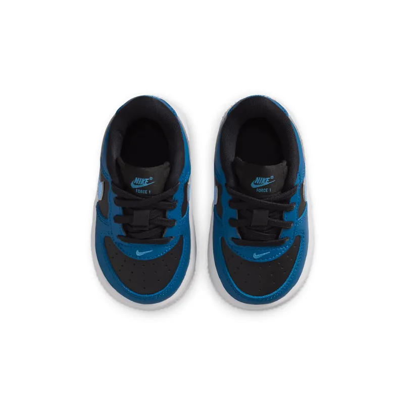 Nike Air Force One Low Black / Court Blue / White (IF1674-012)