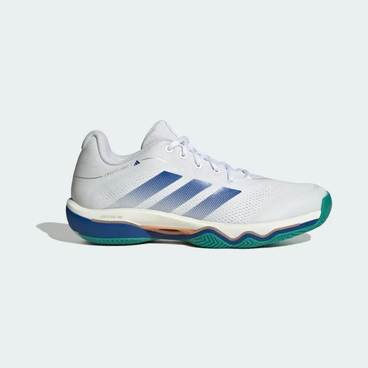 adidas Crazyflight 7 “Cloud White / Royal Blue / Equipment Green” (KJ9616)