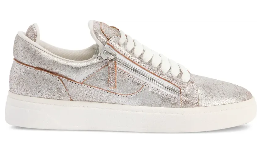 Giuseppe Zanotti GZ94 Sneakers mit doppeltem Reißverschluss – Grau (RM50016001)