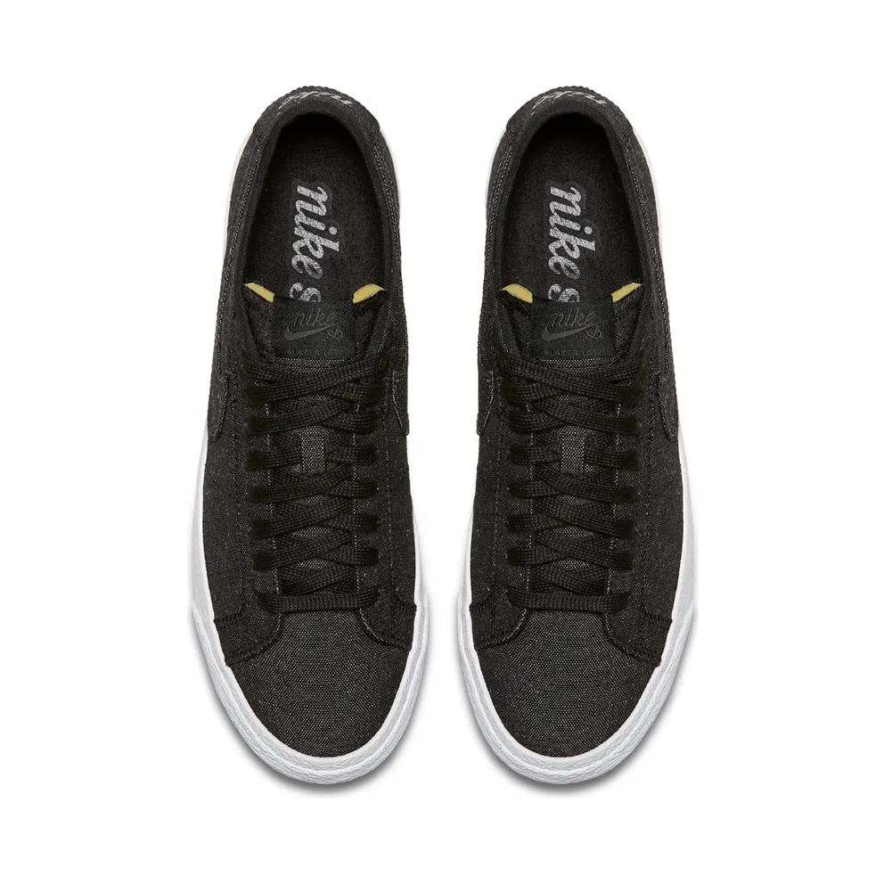 Nike Zoom Blazer Low SB Canvas Deconstructed “Black / Anthracite” (AH3370-001)