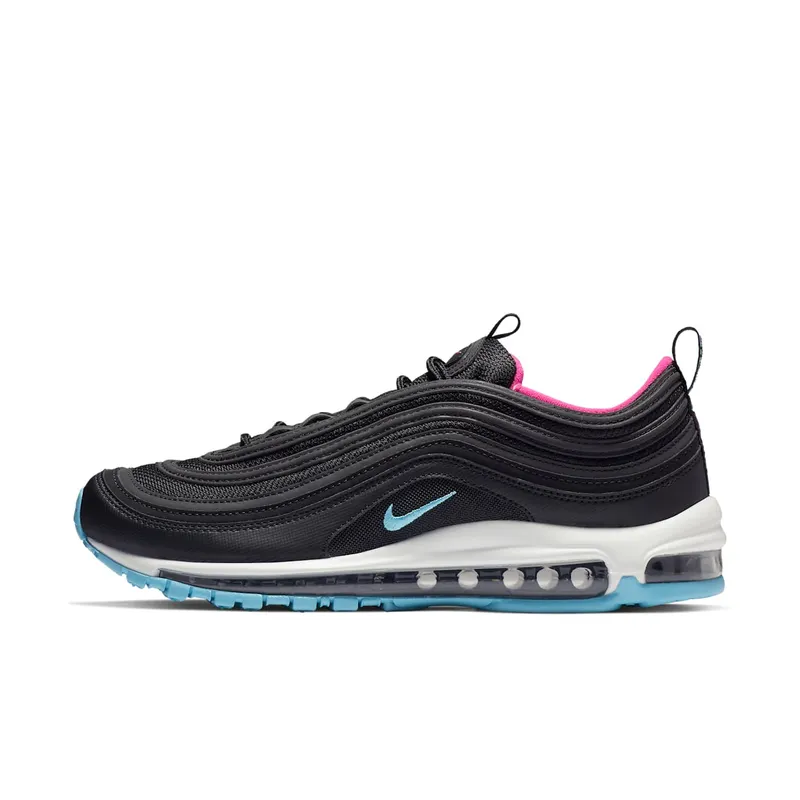 Nike Air Max 97 Miami Vice Black/Blue Gale-White-Laser Fuchsia (BV1256-001)