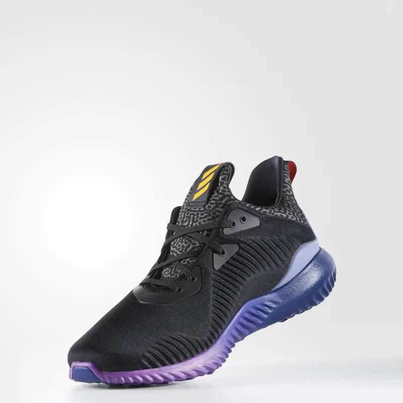 adidas AlphaBounce Solar Gold Core Black/Solar Gold/Shock Purple (B42351)