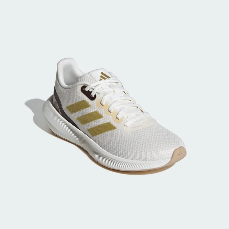 Adidas Runfalcon 3.0 Core White / Gold Metallic / Magic Beige (IE0751)