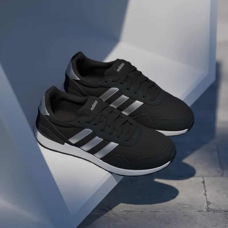Adidas Run 60s 4.0 Core Black / Silver Metallic / Cloud White (JR6626)
