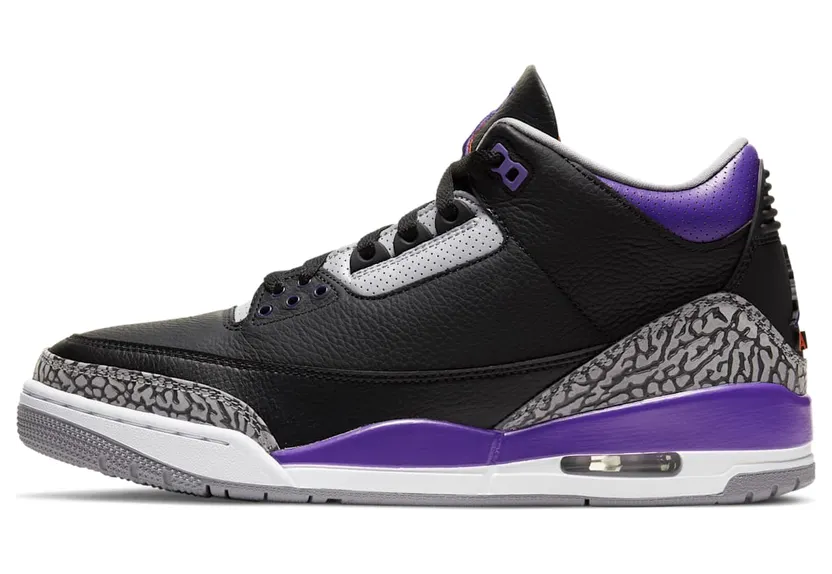 Air Jordan 3 Retro Black Court Purple (CT8532-050)