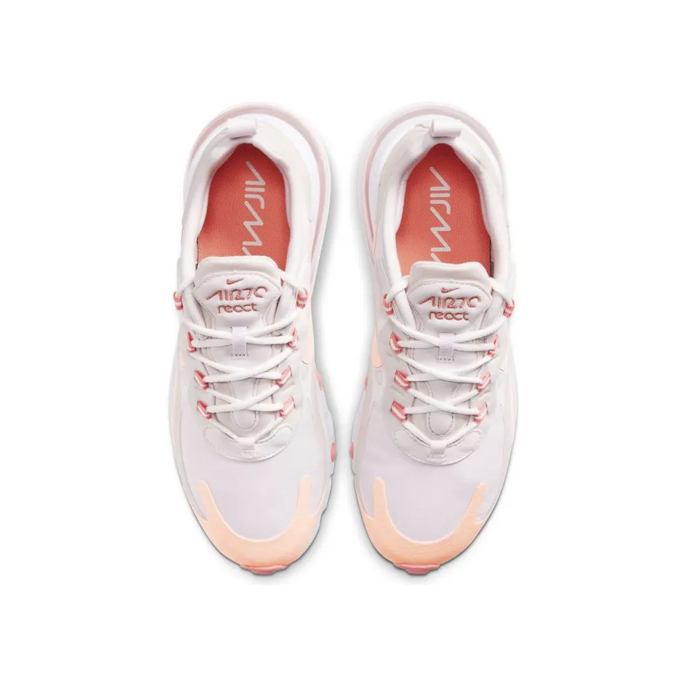 Nike Air Max 270 React Crimson Tint (W) Summit White/Light Violet-Atomic Pink-Crimson Tint (CJ0619-103)
