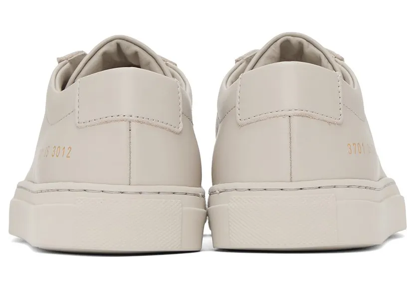 Common Projects White Original Achilles Low Sneakers (3701) (2)