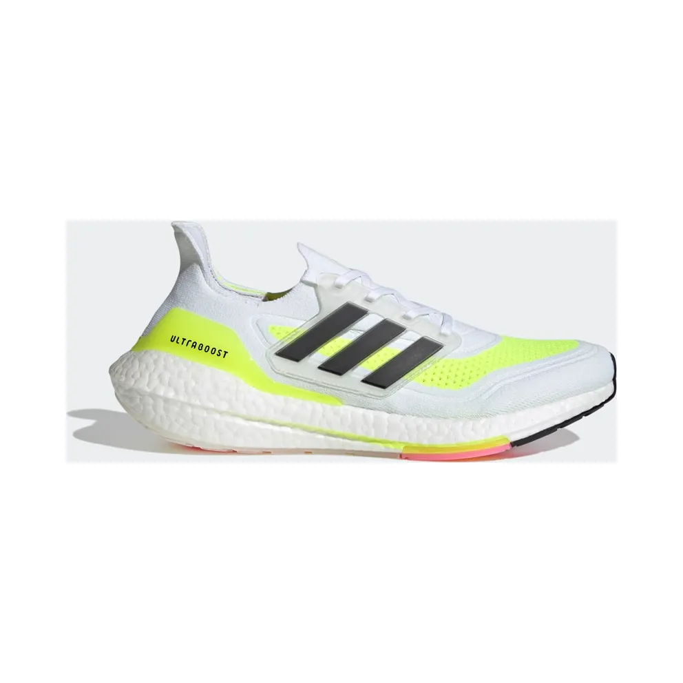 Adidas UltraBoost 21 ‘White Solar Yellow’ Cloud White/Core Black/Solar Yellow (FY0377)