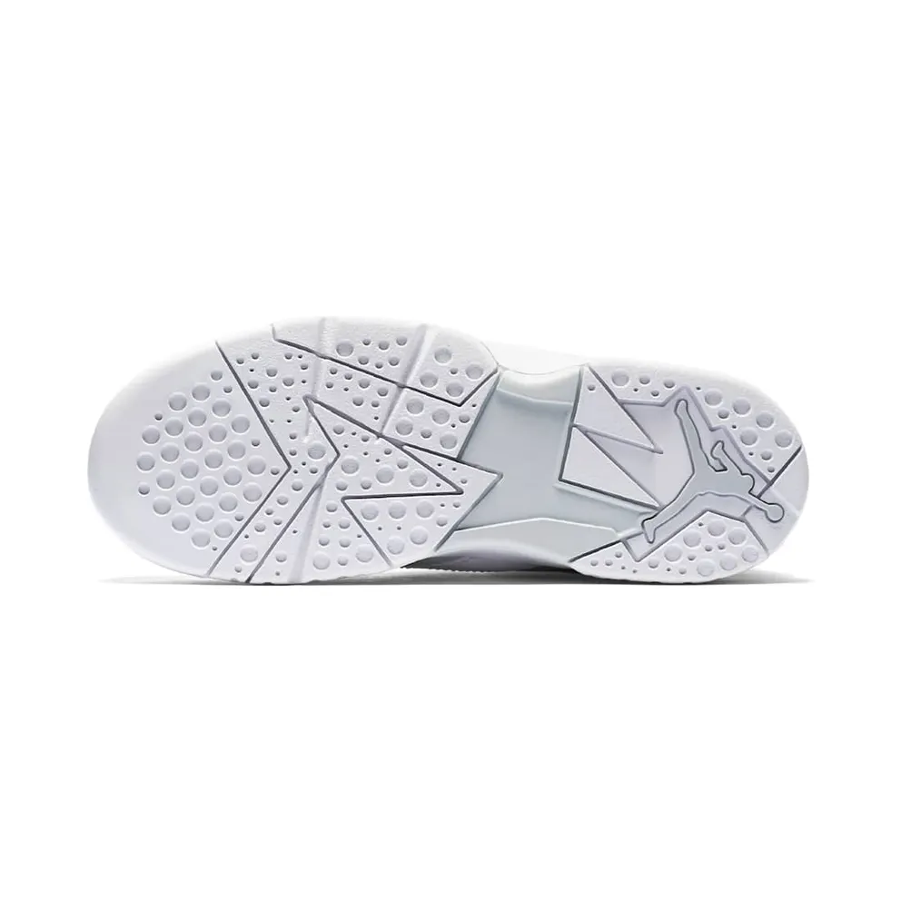 Jordan Air 7 Retro BP Pure Money White (PS) White/Metallic Silver (304773-120)