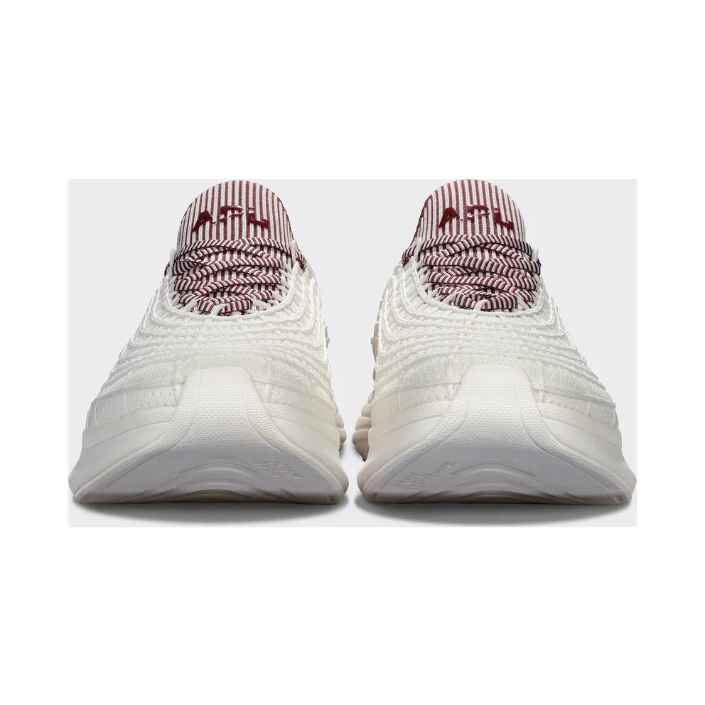 APL TechLoom Zipline “Ivory/Burgundy/Ribbed” (Men)