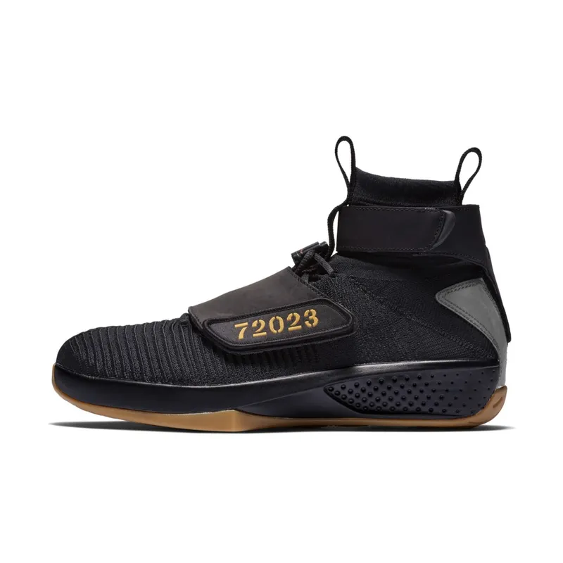 Jordan XX Flyknit R&B Melo Black Black/Black-Gum Light Brown (BQ3271-001)