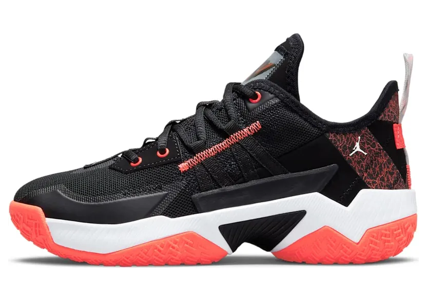 Jordan One Take 2 GS “Black Bright Crimson” (CZ0840-006)