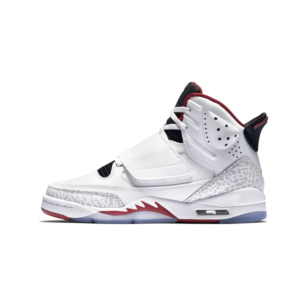 Jordan Son of Mars White Gym Red Black (GS) White/Gym Red-Black-Pure Platinum (512246-112)